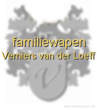 familiewapen Verniers van der Loeff