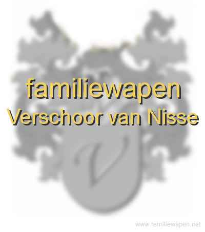 familiewapen Verschoor van Nisse