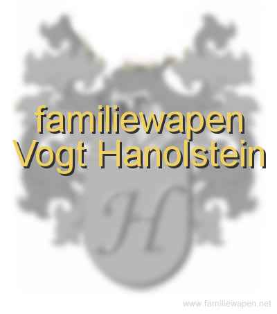 familiewapen Vogt Hanolstein