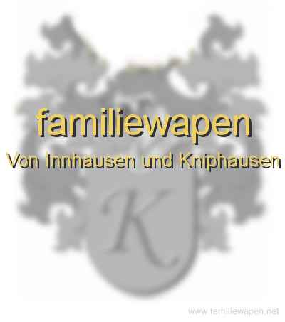 familiewapen Von Innhausen und Kniphausen