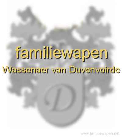 familiewapen Wassenaer van Duvenvoirde