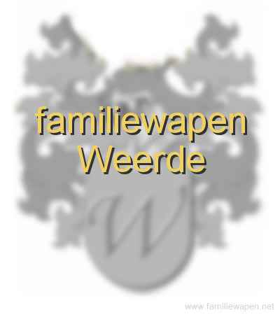 familiewapen Weerde