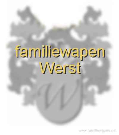 familiewapen Werst