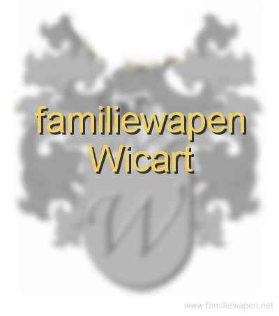 familiewapen Wicart