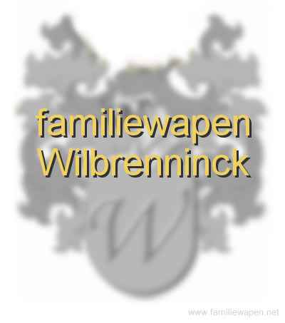 familiewapen Wilbrenninck