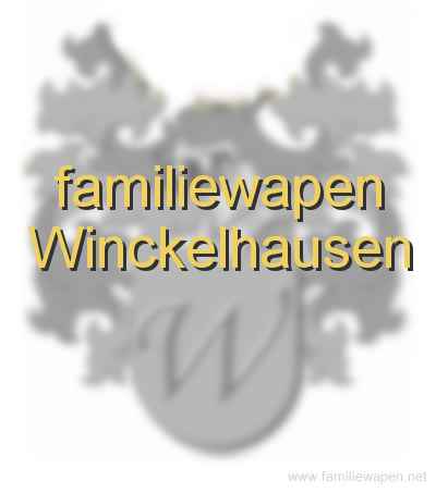 familiewapen Winckelhausen