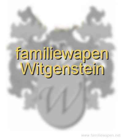 familiewapen Witgenstein
