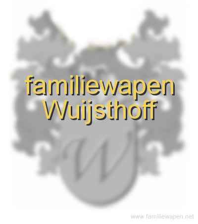 familiewapen Wuijsthoff