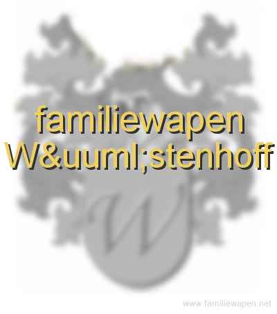 familiewapen Wüstenhoff