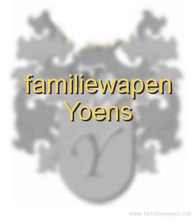 familiewapen Yoens