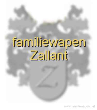 familiewapen Zallant