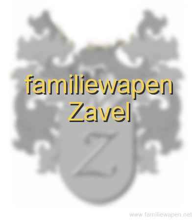 familiewapen Zavel