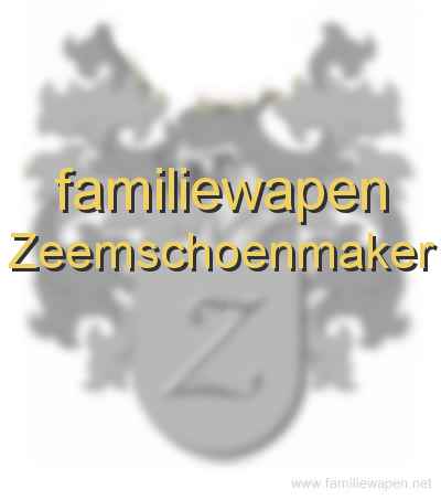 familiewapen Zeemschoenmaker