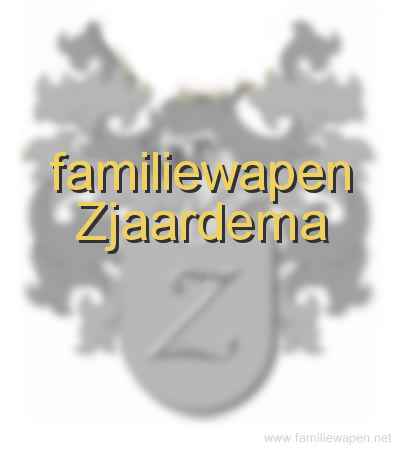 familiewapen Zjaardema