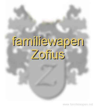 familiewapen Zofius