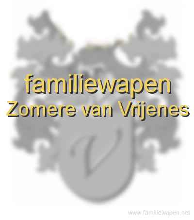 familiewapen Zomere van Vrijenes