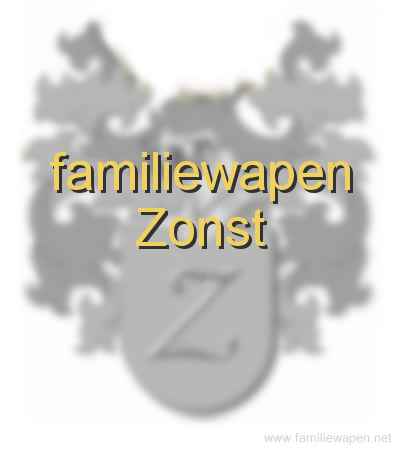 familiewapen Zonst