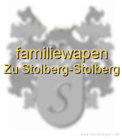 familiewapen Zu Stolberg-Stolberg