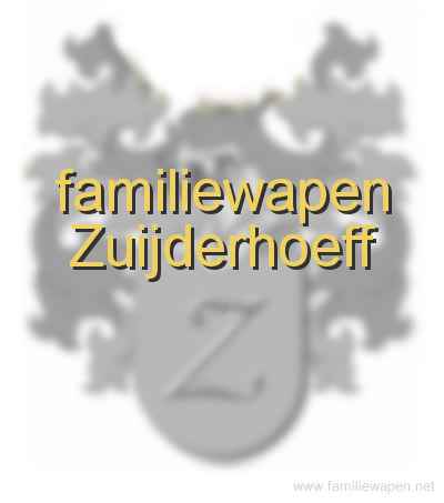 familiewapen Zuijderhoeff