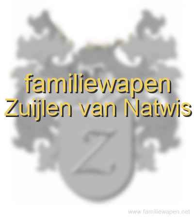 familiewapen Zuijlen van Natwis