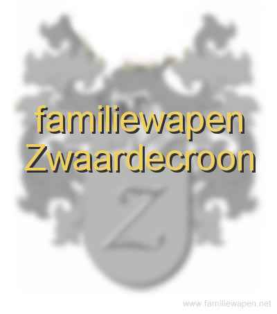 familiewapen Zwaardecroon
