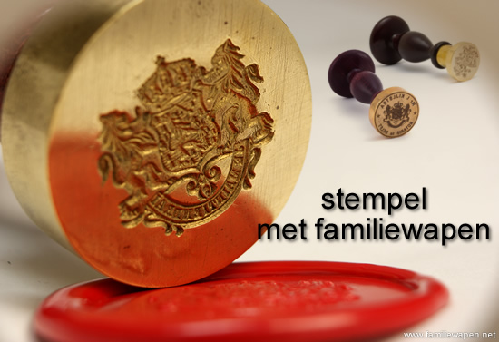 familiewapen stempel